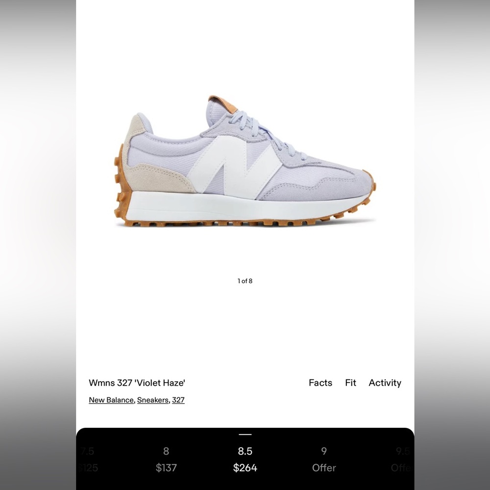 327 'Violet Haze' New Balance Sneakers